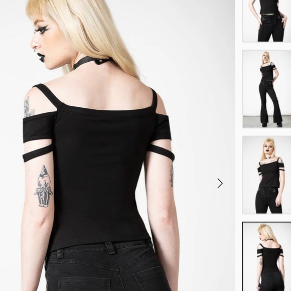 KILLSTAR: Huntly Bardot Top XXL - Picture 11 of 11